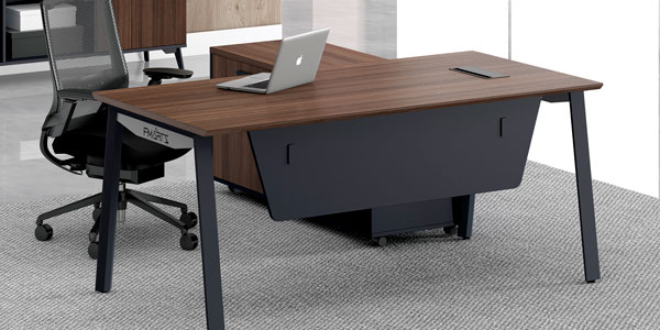 ?，斒宿k公家具|維納系列板式經(jīng)理桌書柜組合展示視頻